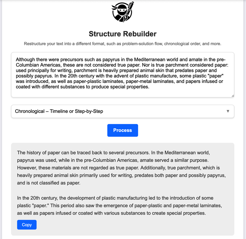 Grammar Check Screenshot